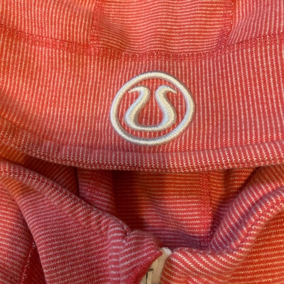 Lululemon Athletica passion pink wee stripe scuba Hoodie hoody - Picture 2 of 7